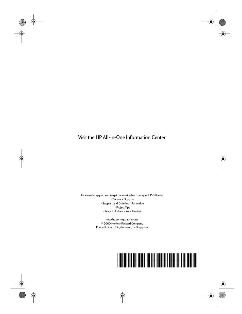 9lvlwwkh+3$oolq2qh,qirupdwlrq&hqwhu | HP C6734A User Manual | Page 58 / 58