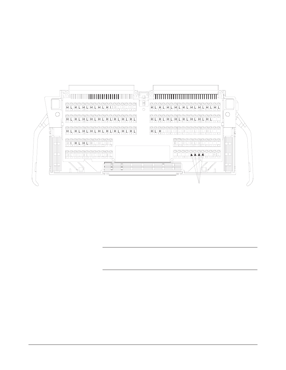 Terminal block, Wiring guidelines, Warning | HP E1459A User Manual | Page 26 / 112