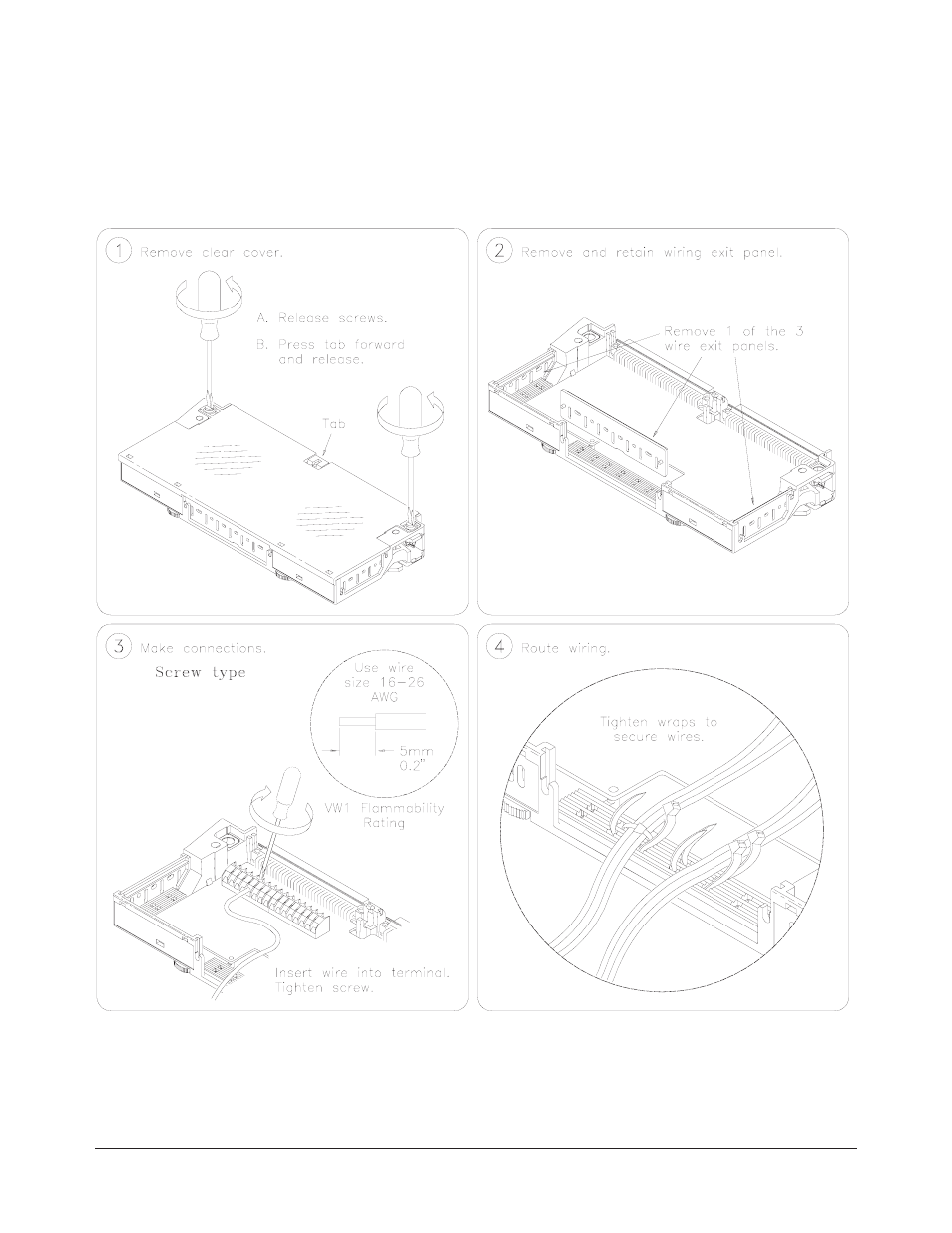 Wiring a terminal block | HP E1459A User Manual | Page 27 / 112