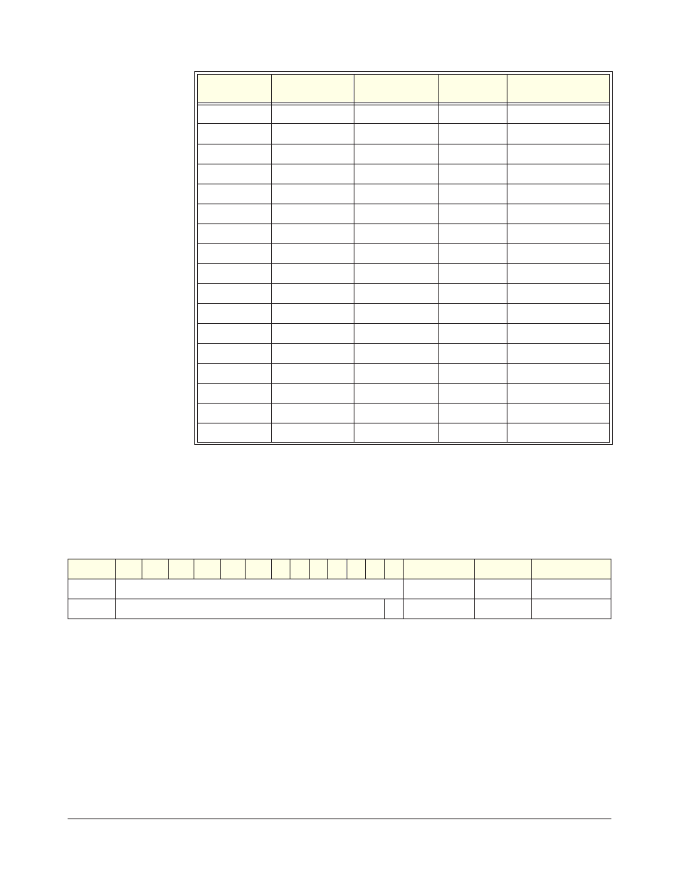 Command register port 1/3, The command register for port 1/3 (base + 20 | HP E1459A User Manual | Page 87 / 112