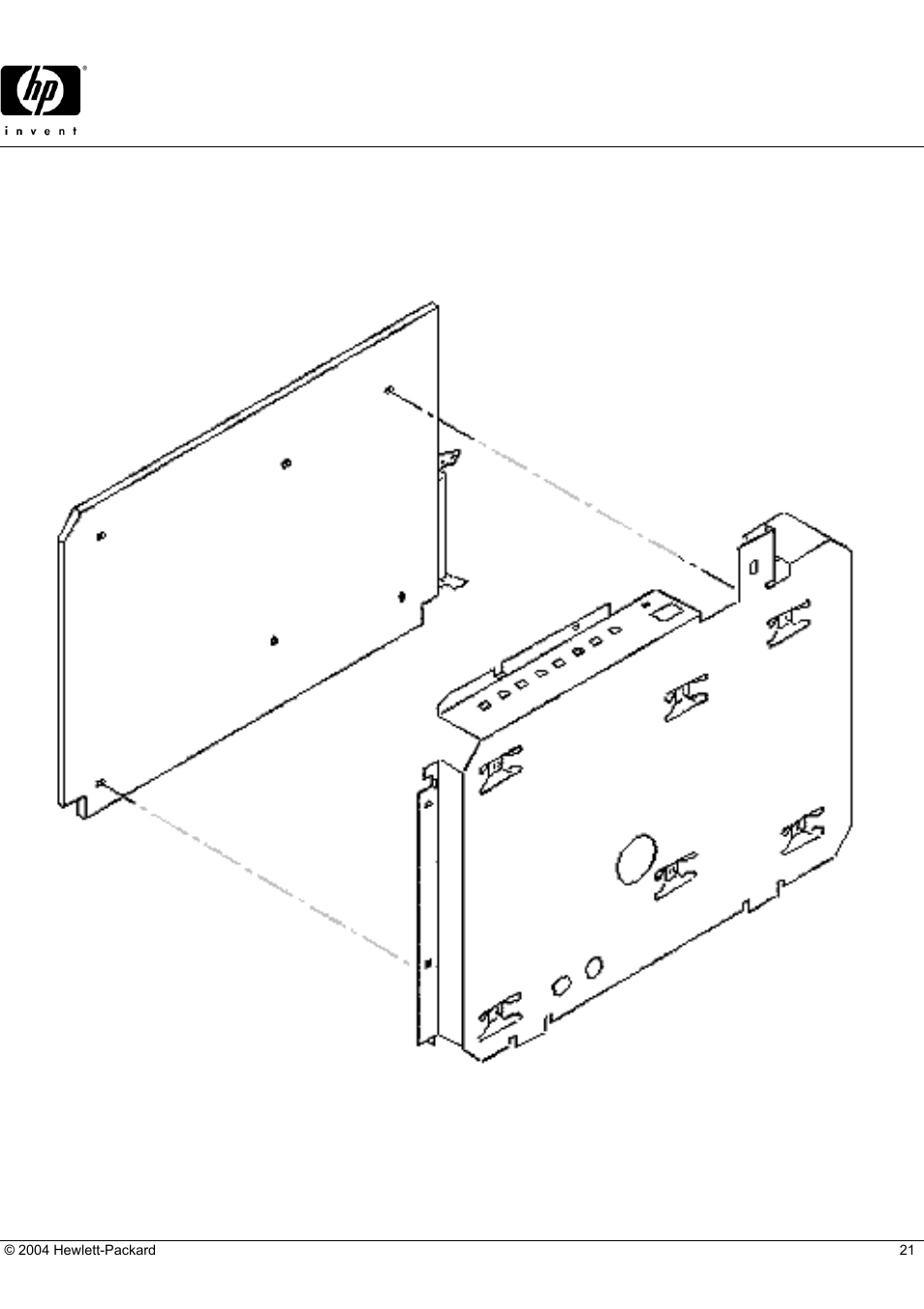 Officejet t65, Hp parts reference guide | HP C5374-60004 User Manual | Page 21 / 31