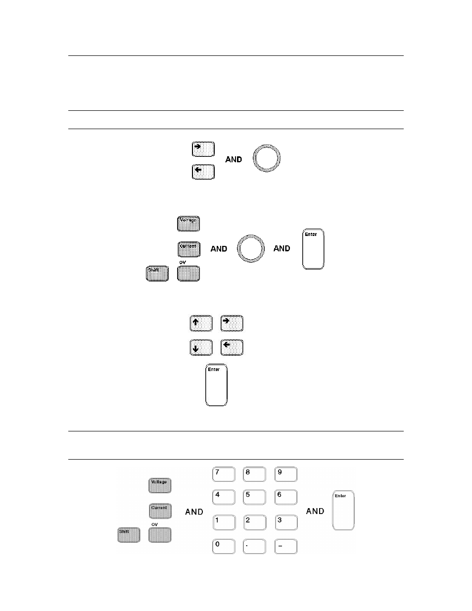 Front panel number entry | HP 6633B User Manual | Page 11 / 75