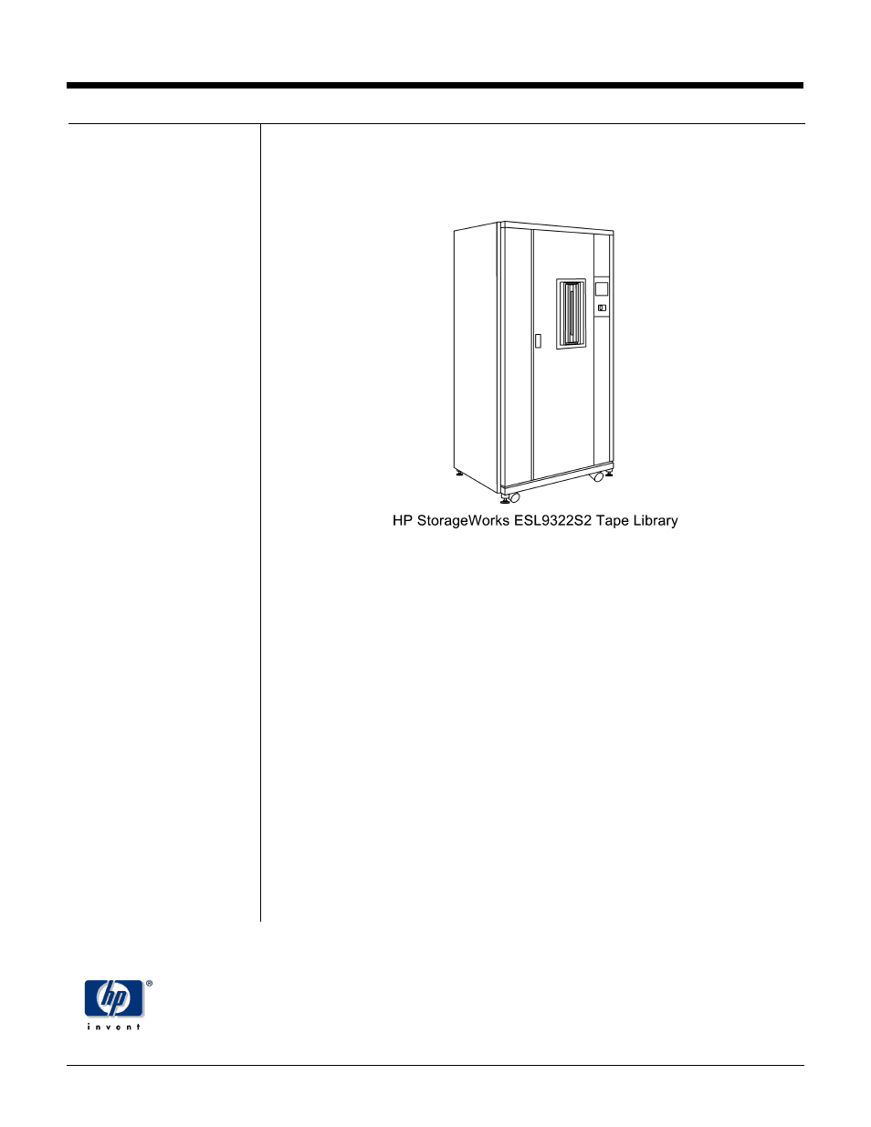 HP StorageWorks Tape Library ESL9322S2 User Manual | 11 pages