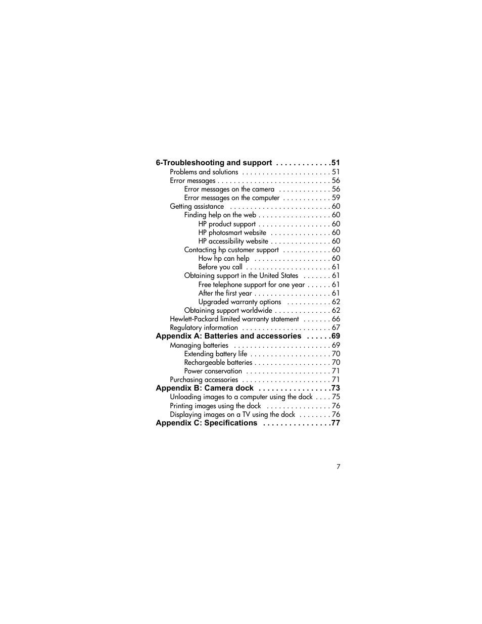 HP 720 Series User Manual | Page 7 / 88