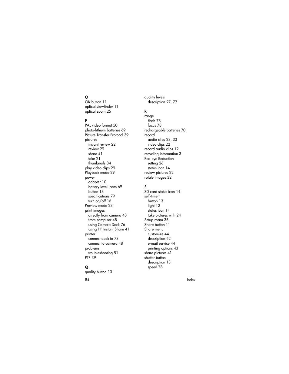 HP 720 Series User Manual | Page 84 / 88