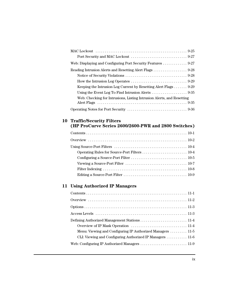 HP 2800 User Manual | Page 11 / 300