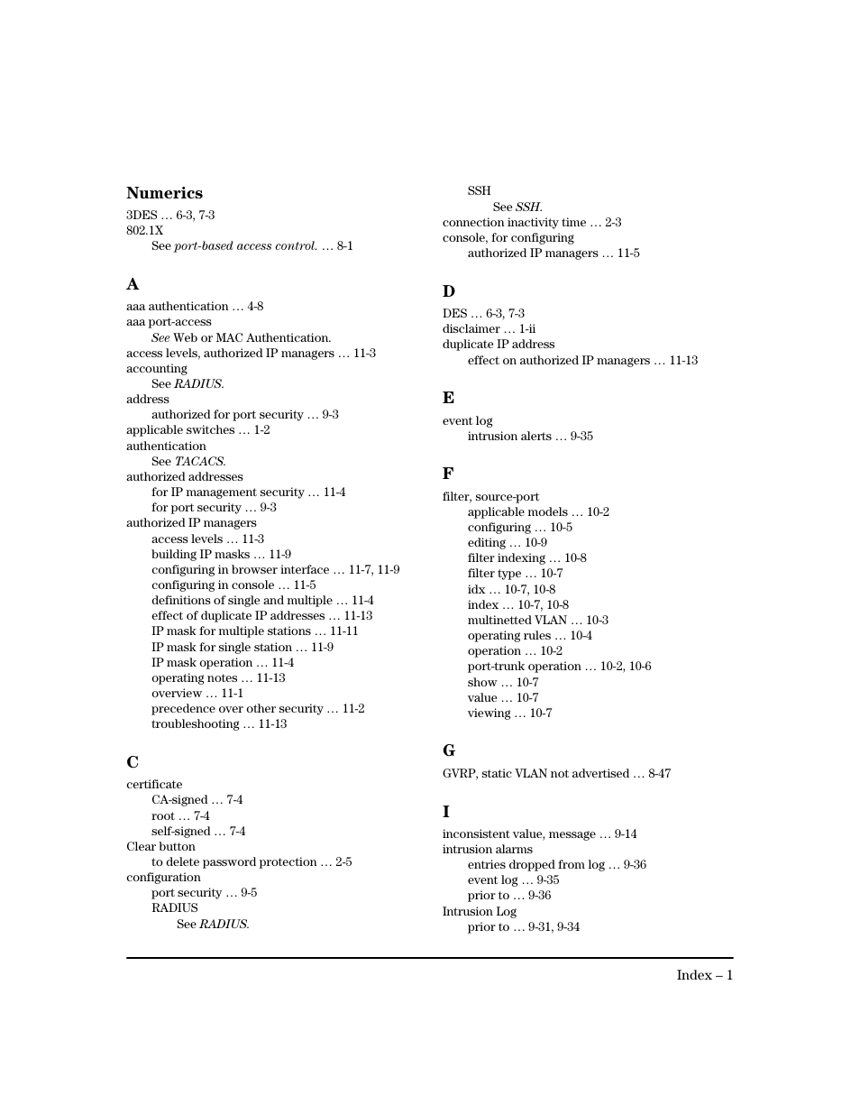 Numerics | HP 2800 User Manual | Page 293 / 300