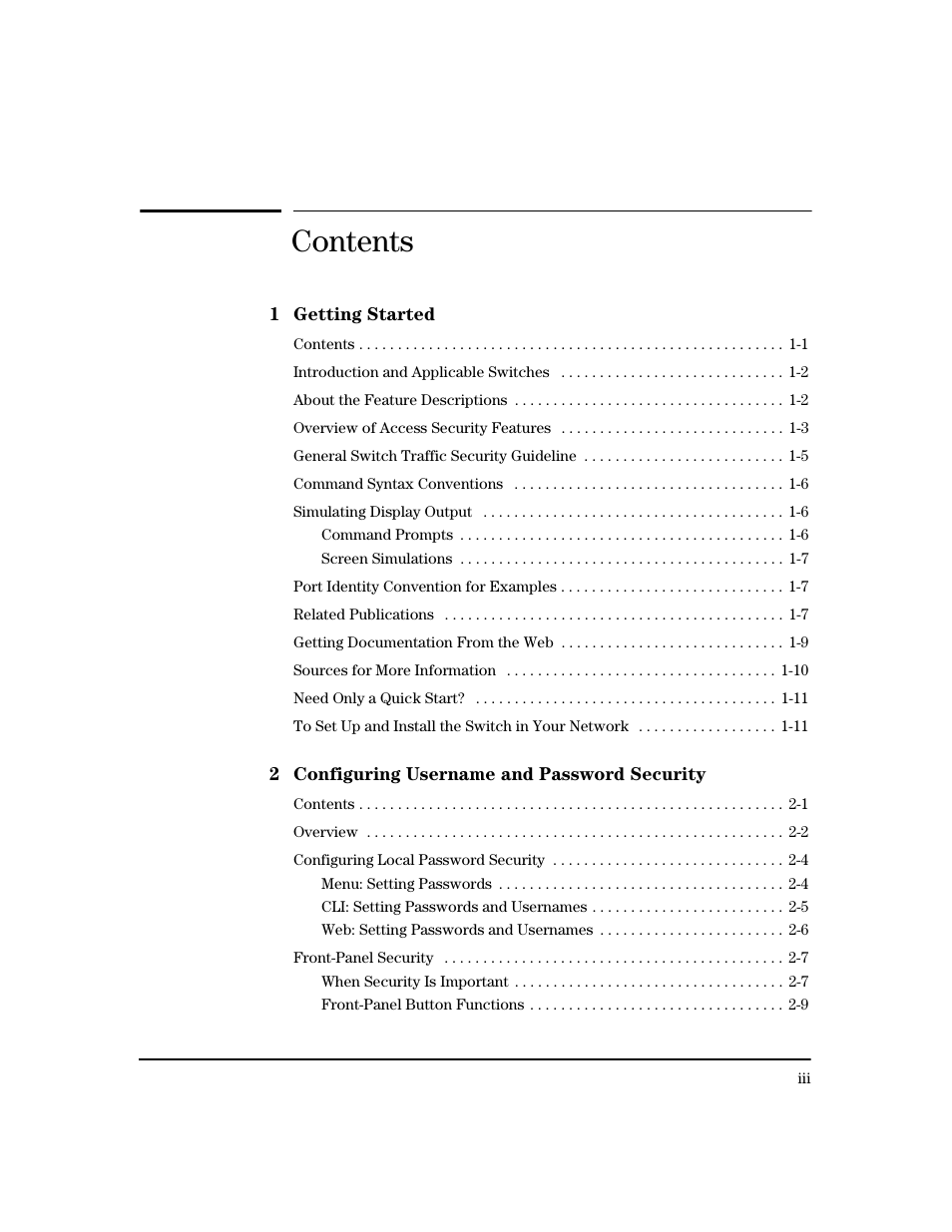 HP 2800 User Manual | Page 5 / 300