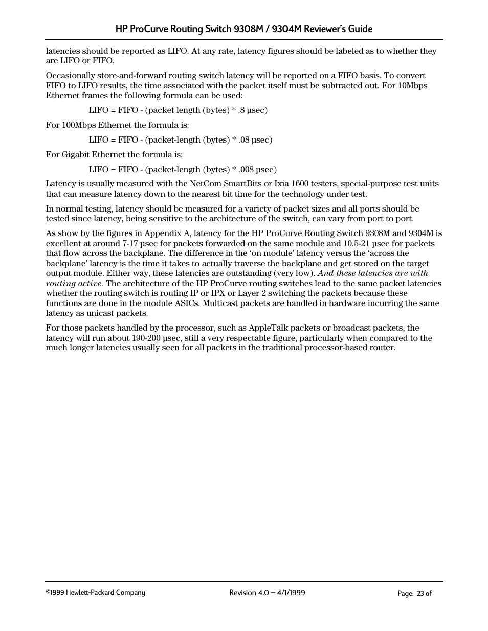 HP 9304M User Manual | Page 23 / 27