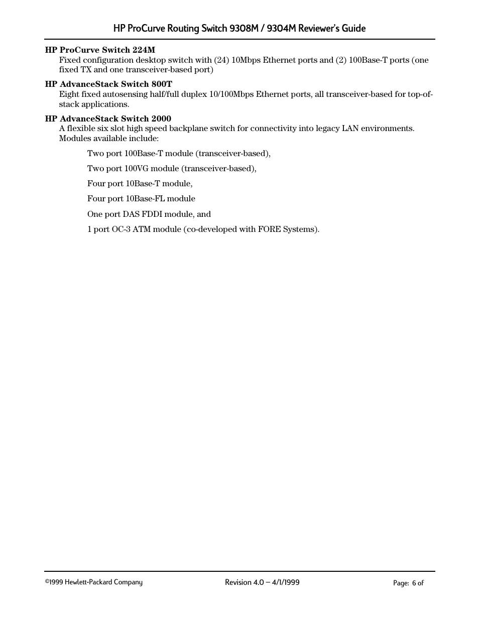 HP 9304M User Manual | Page 6 / 27