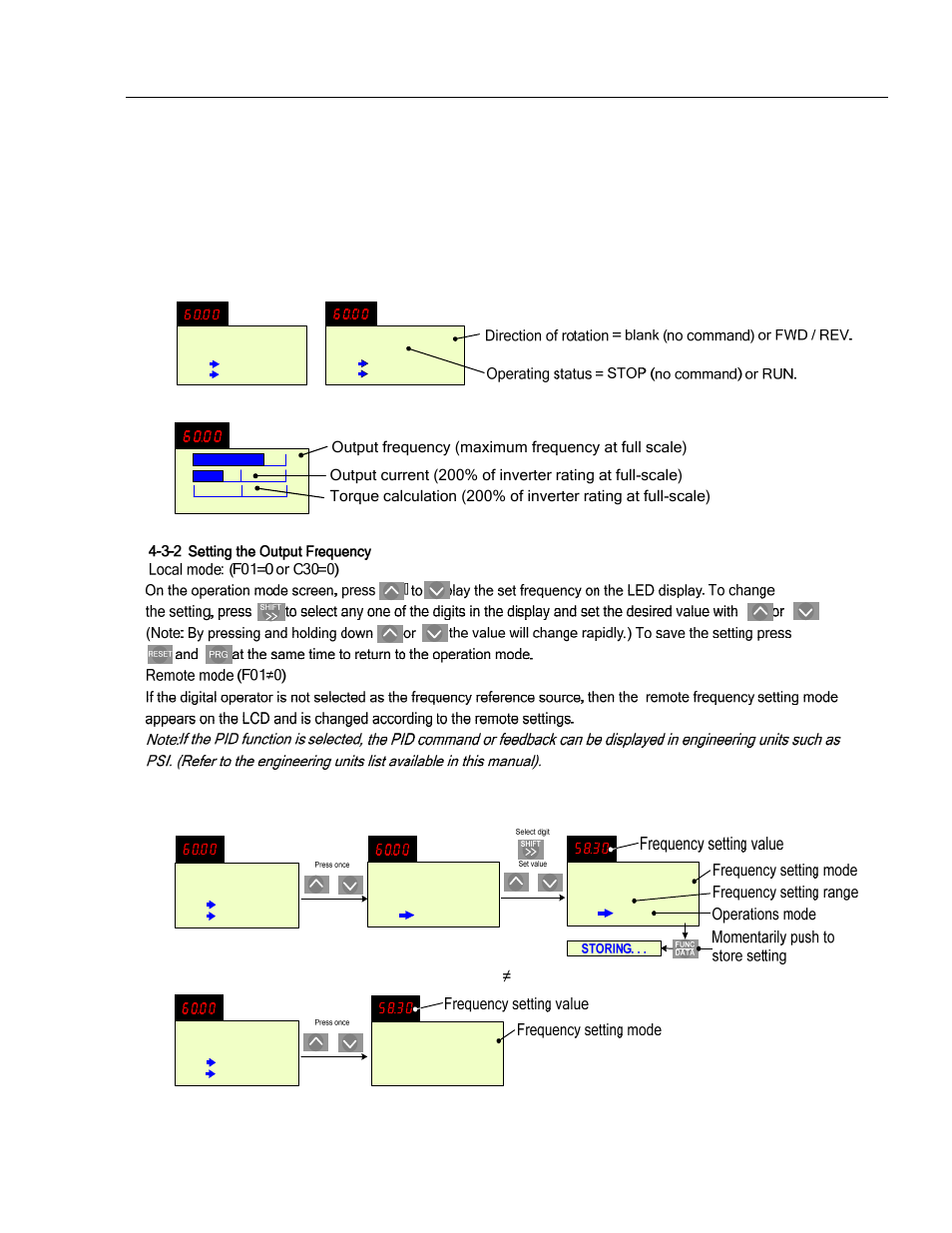 Stop, Eq5 ac drive operations manual | HP Anab EQ5 User Manual | Page 36 / 131