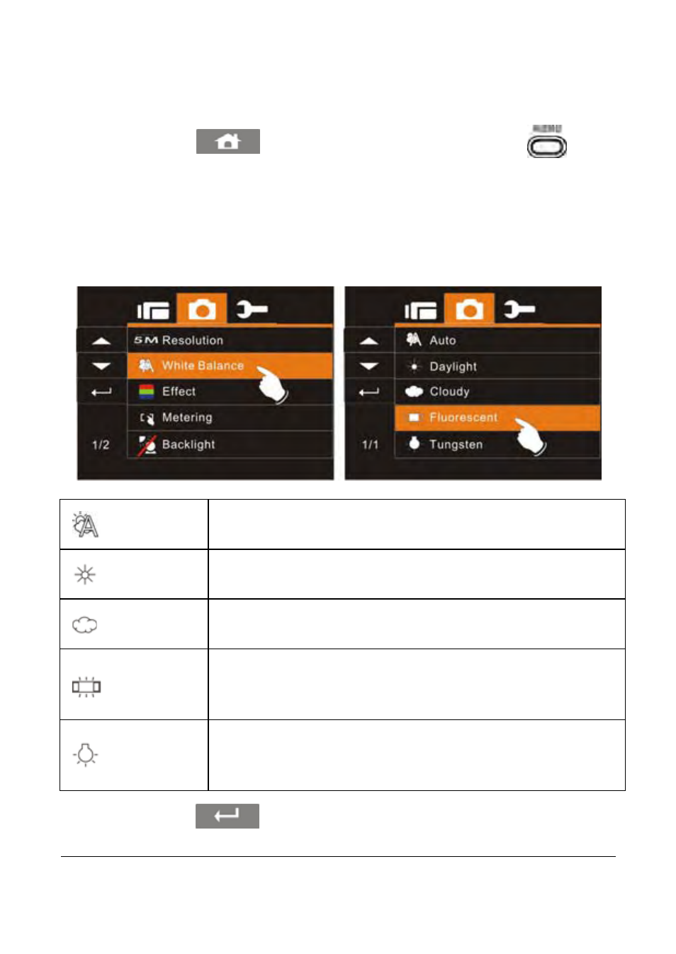 2 white balance | HP T250 User Manual | Page 57 / 96