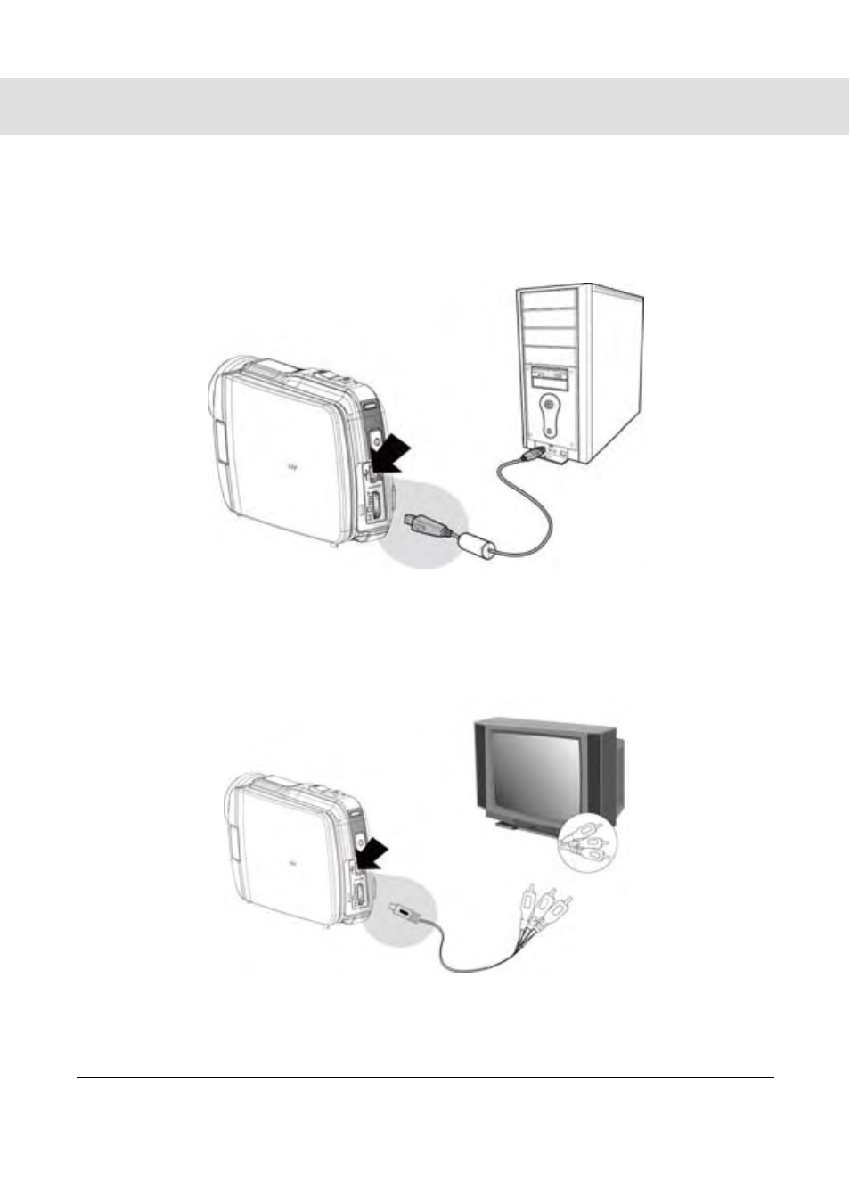 7 pc and tv connection, 1 connecting to the computer, 2 connecting to a standard tv | HP T250 User Manual | Page 87 / 96