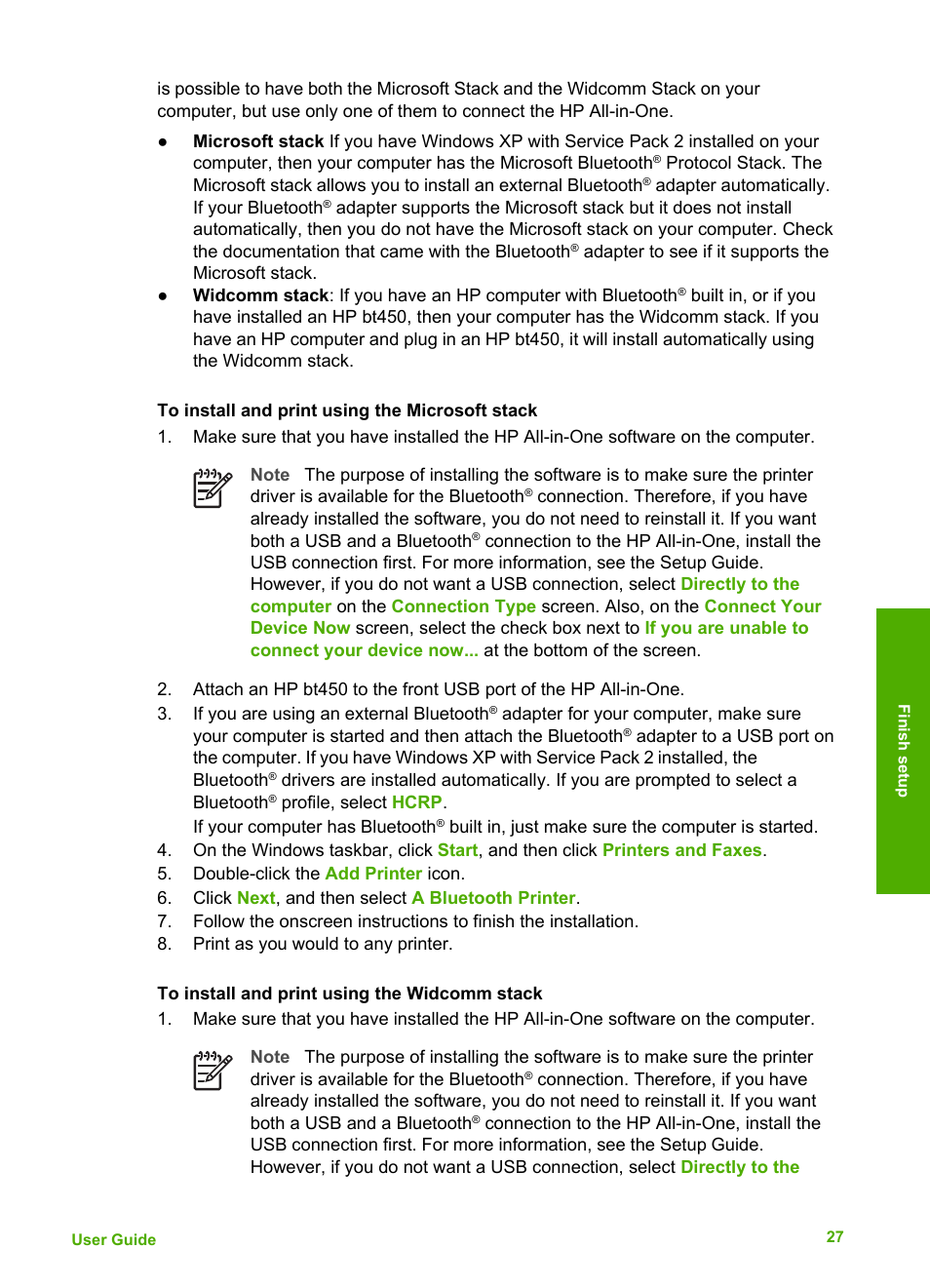 HP 6300 User Manual | Page 30 / 167