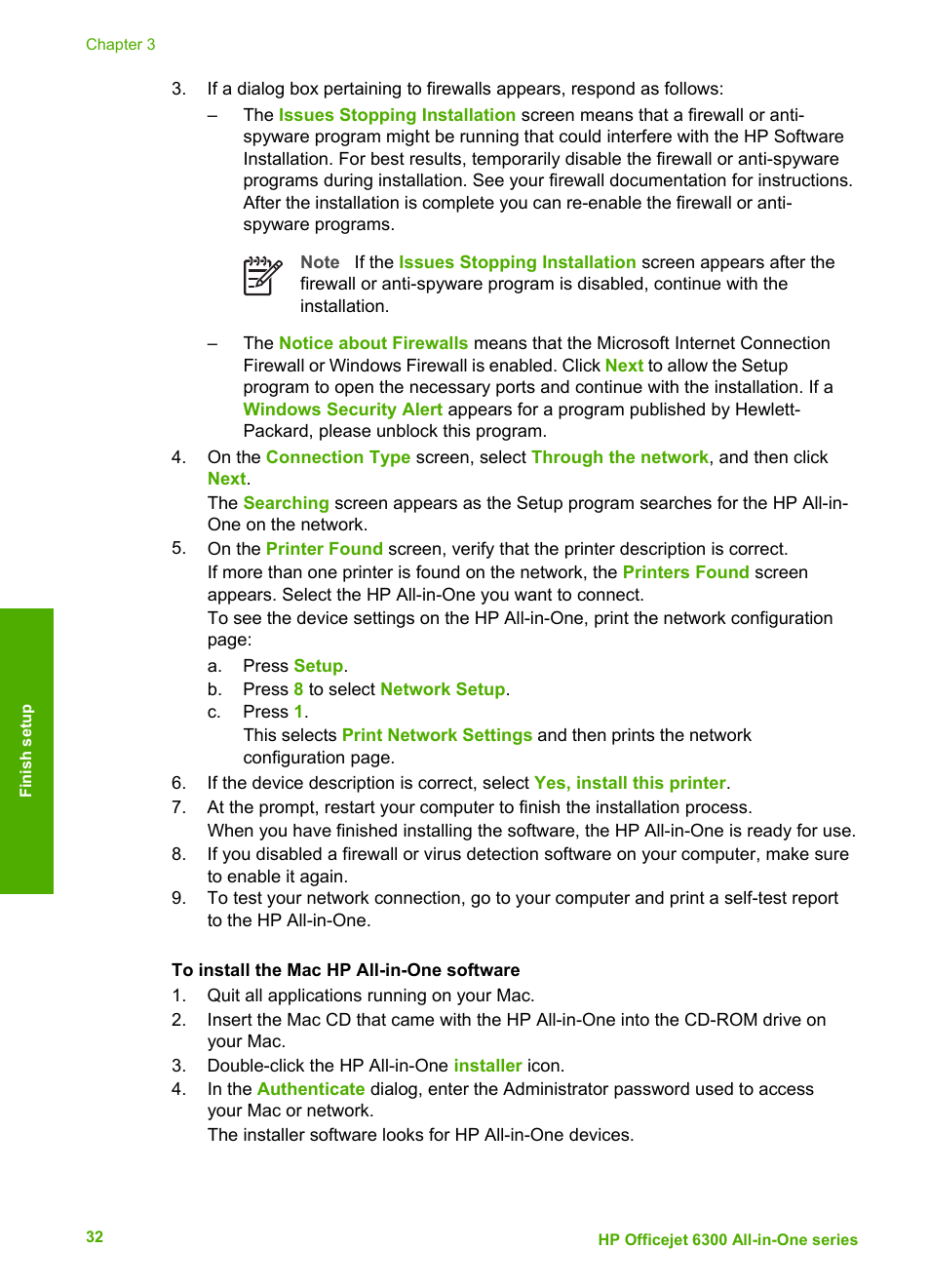 HP 6300 User Manual | Page 35 / 167