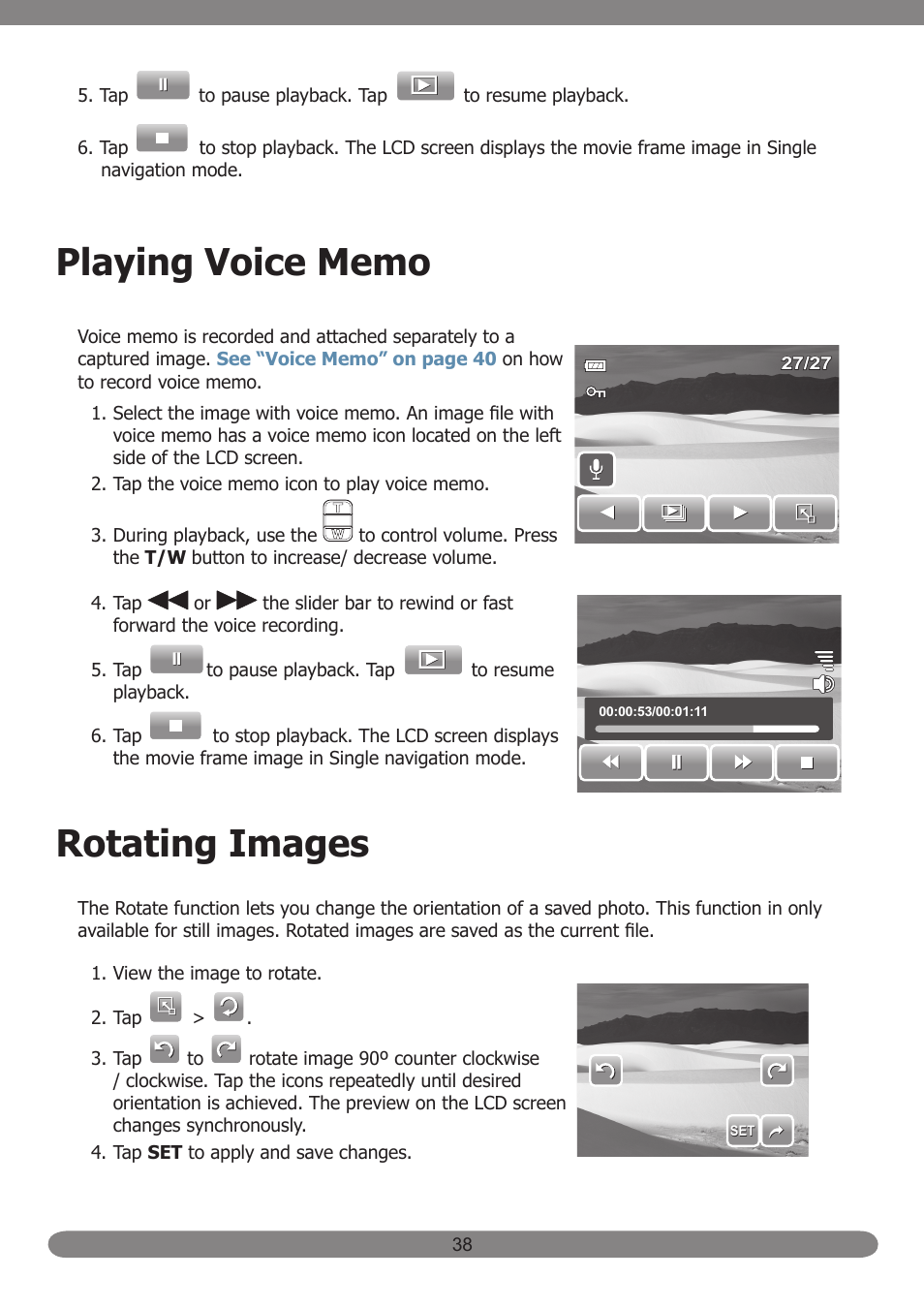 Rotating images | HP PB360T User Manual | Page 47 / 64