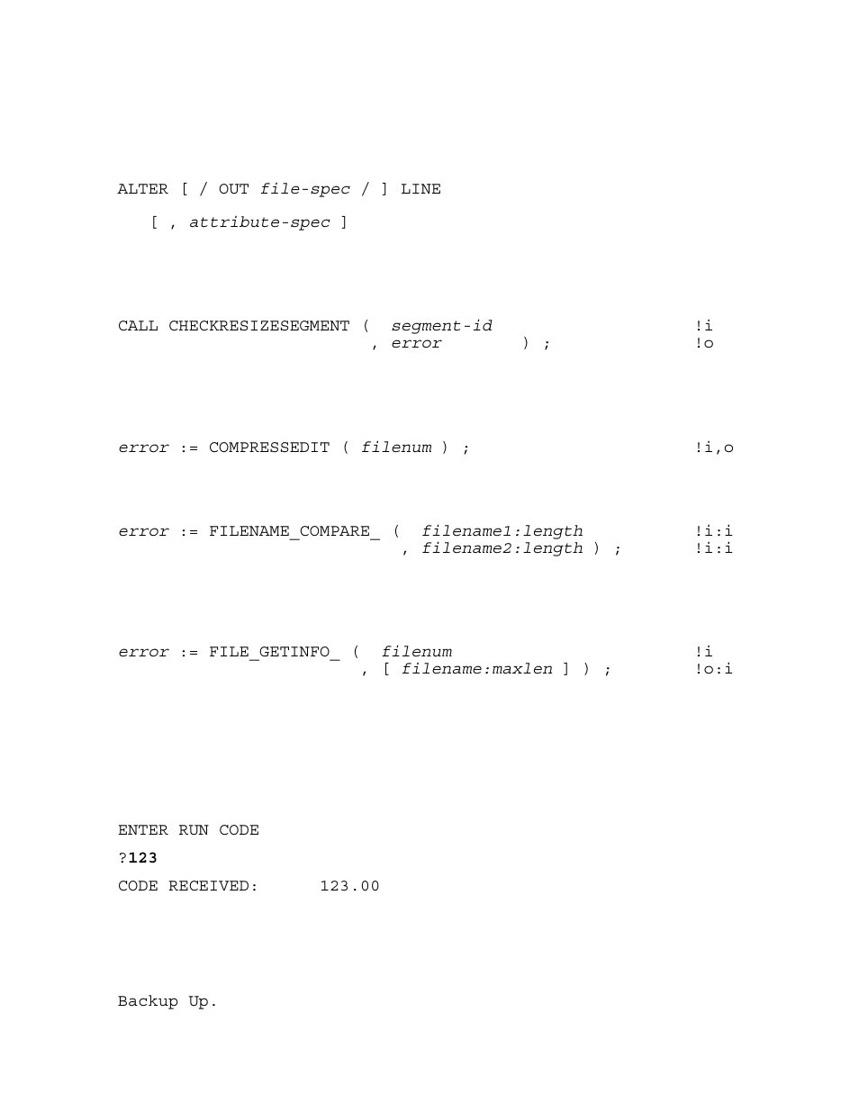 Notation for messages | HP M8201R User Manual | Page 11 / 60