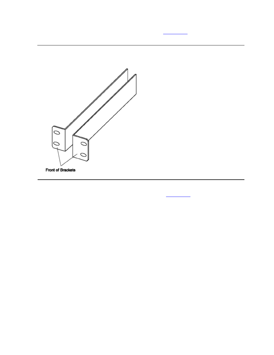 Figure 2-2, Locating front of ear brackets | HP M8201R User Manual | Page 22 / 60