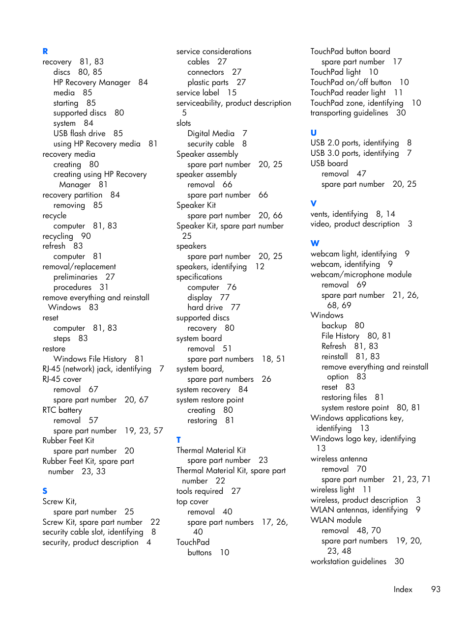 HP 15 User Manual | Page 101 / 101