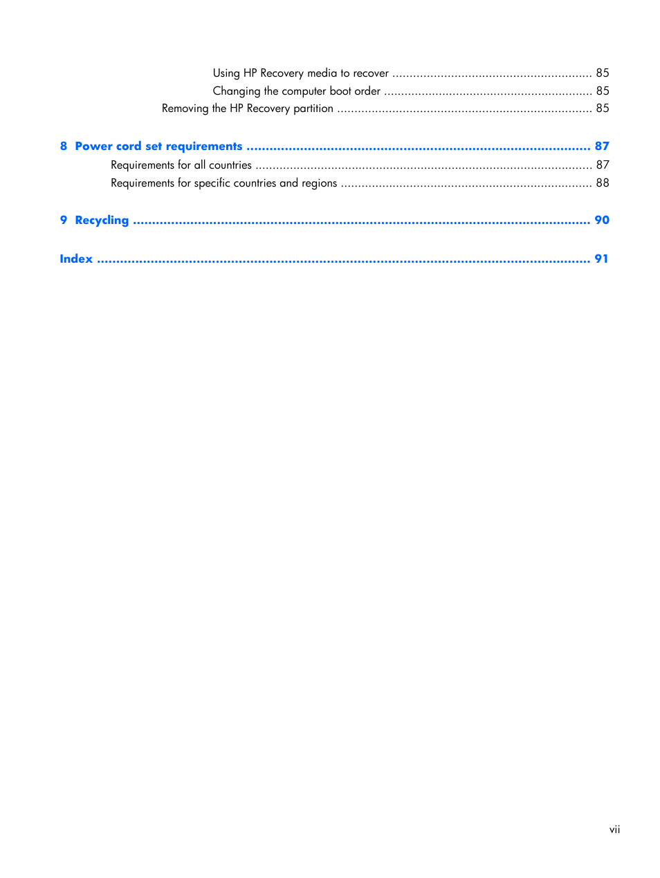 HP 15 User Manual | Page 7 / 101