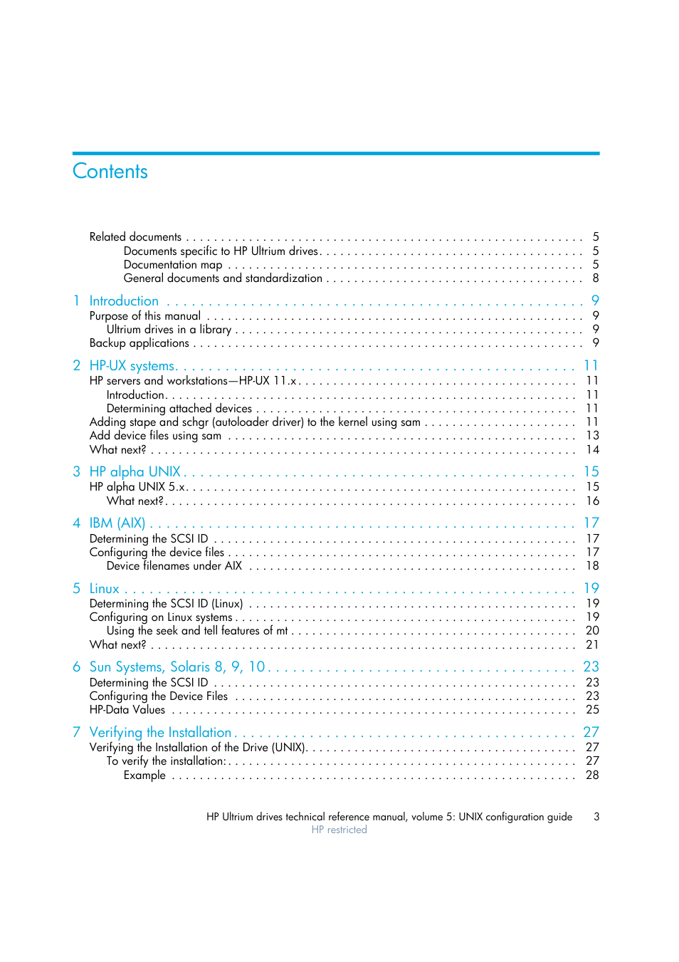 HP Ultrium tape drives Q1538-90925 User Manual | Page 3 / 34