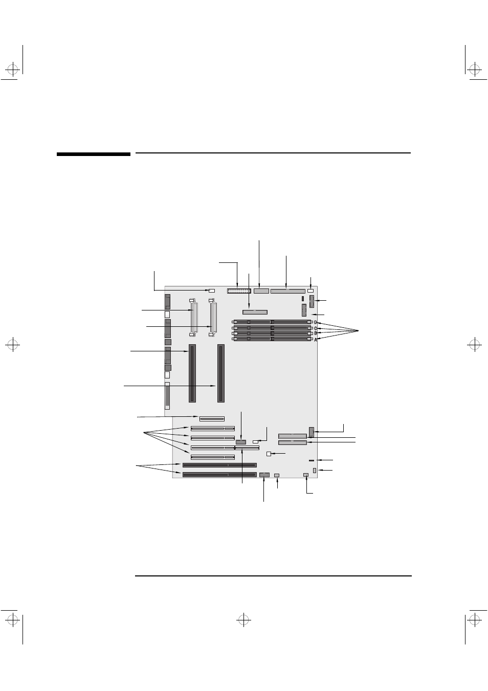 System connectors and switches, System board connectors | HP XU User Manual | Page 112 / 190