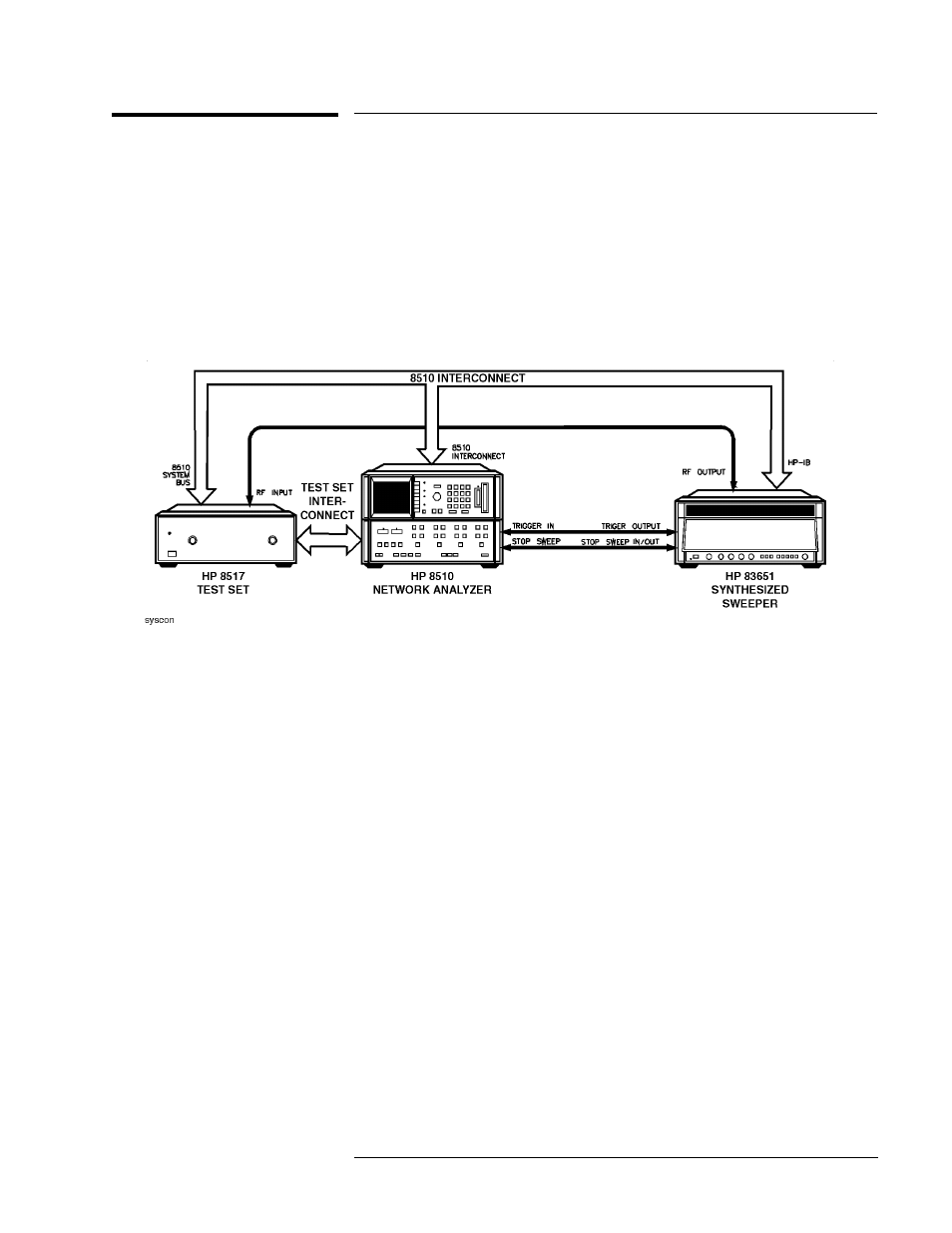 Configuring the test set in a system | HP 8517B User Manual | Page 35 / 136