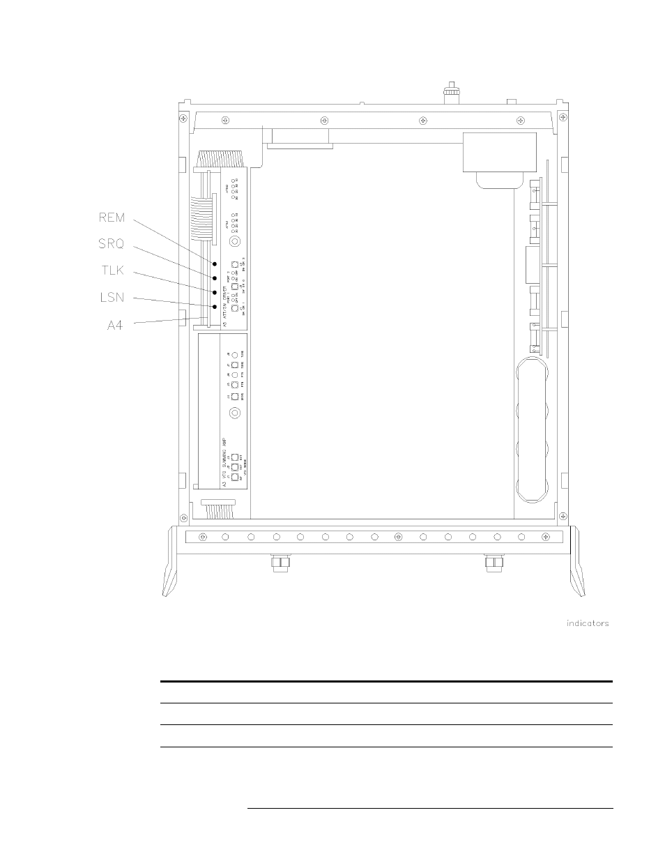 Figure 5-7, Table 5-4 | HP 8517B User Manual | Page 71 / 136