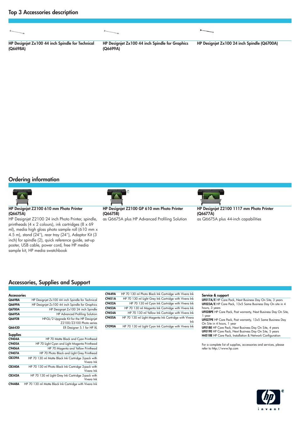 HP Designjet Z2100 610 User Manual | Page 3 / 4