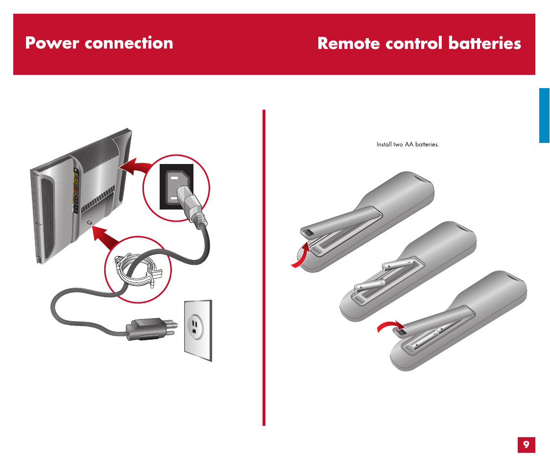 Connect video sources (optional) | HP MediaSmart HP SL4282N User Manual | Page 11 / 76