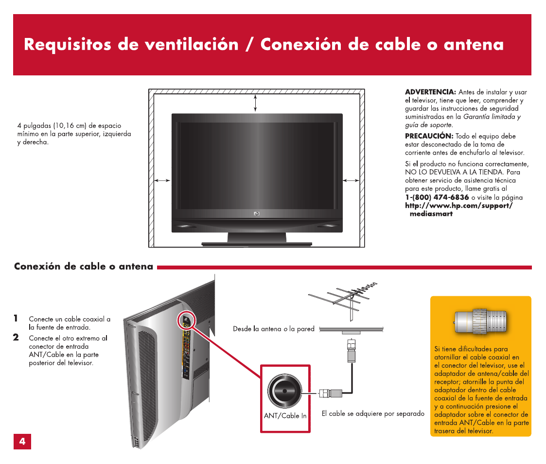 Installation du réseau domestique du, Connexion câblée | HP MediaSmart HP SL4282N User Manual | Page 44 / 76