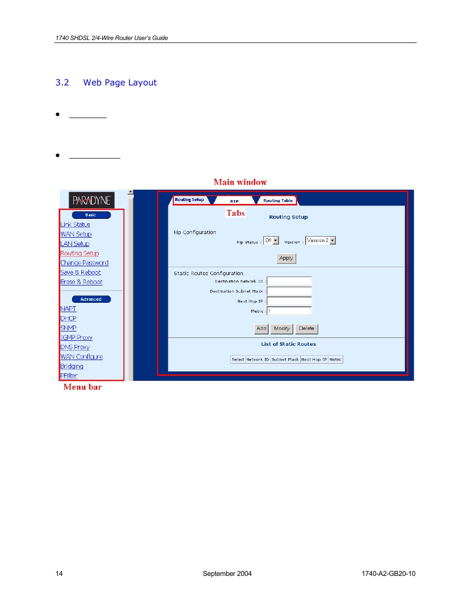 HP 1740 SHDSL User Manual | Page 14 / 87