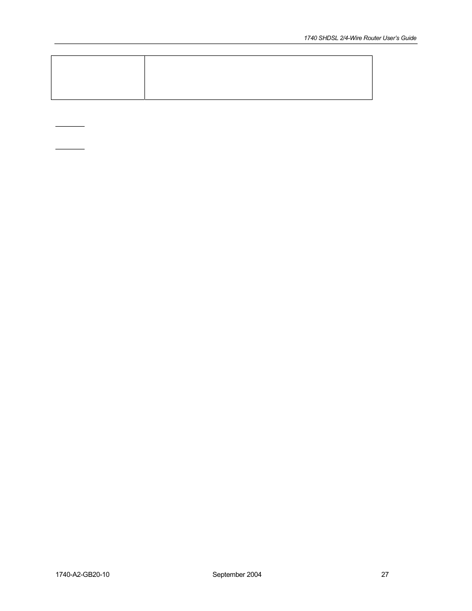 HP 1740 SHDSL User Manual | Page 27 / 87