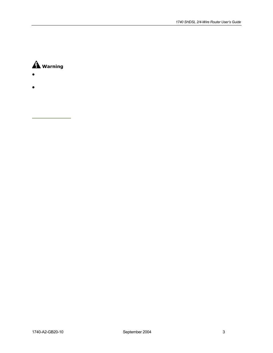 HP 1740 SHDSL User Manual | Page 3 / 87