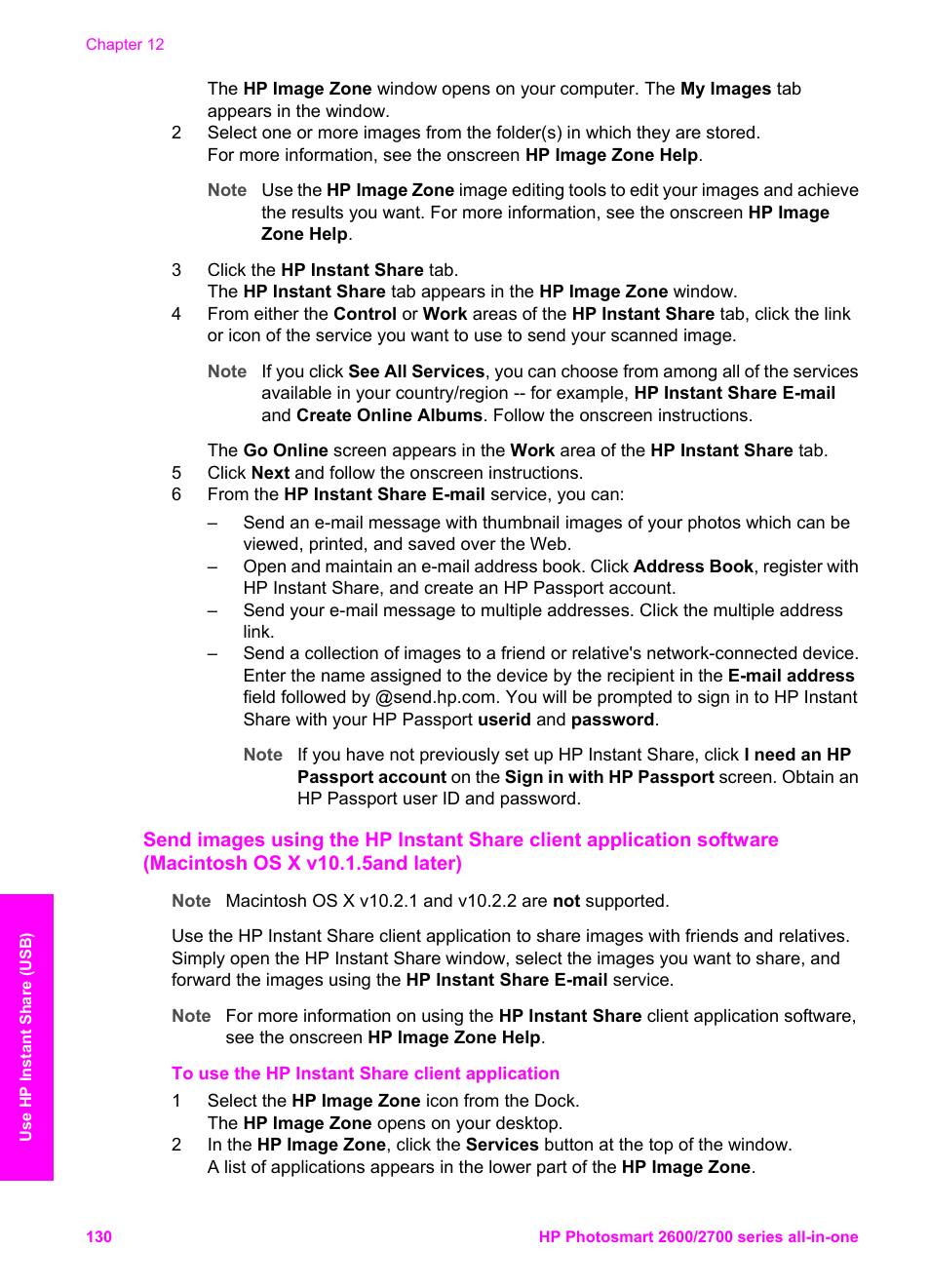 HP 2600/2700 User Manual | Page 133 / 241