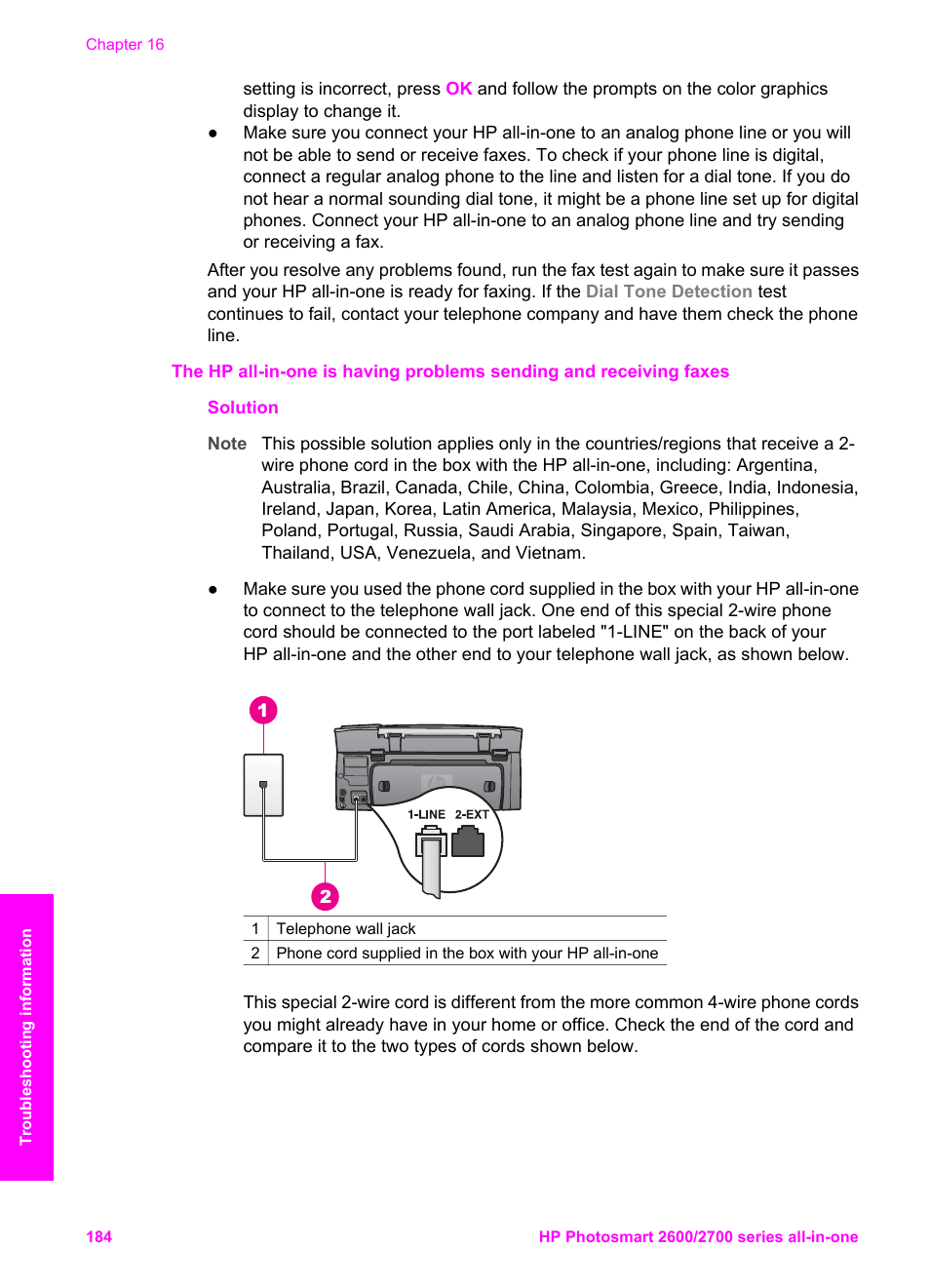 HP 2600/2700 User Manual | Page 187 / 241