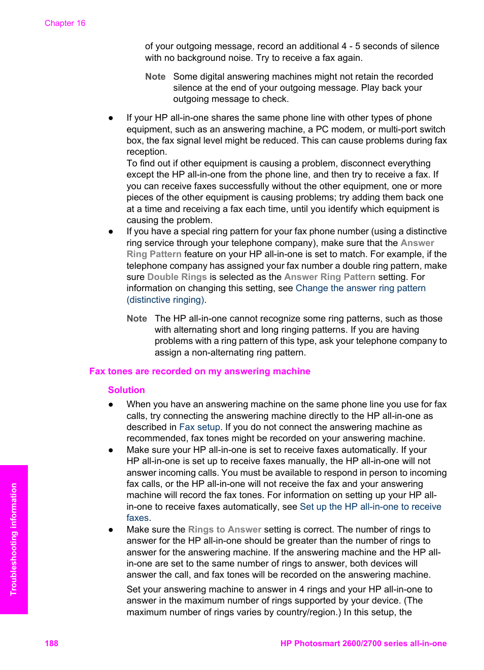 HP 2600/2700 User Manual | Page 191 / 241