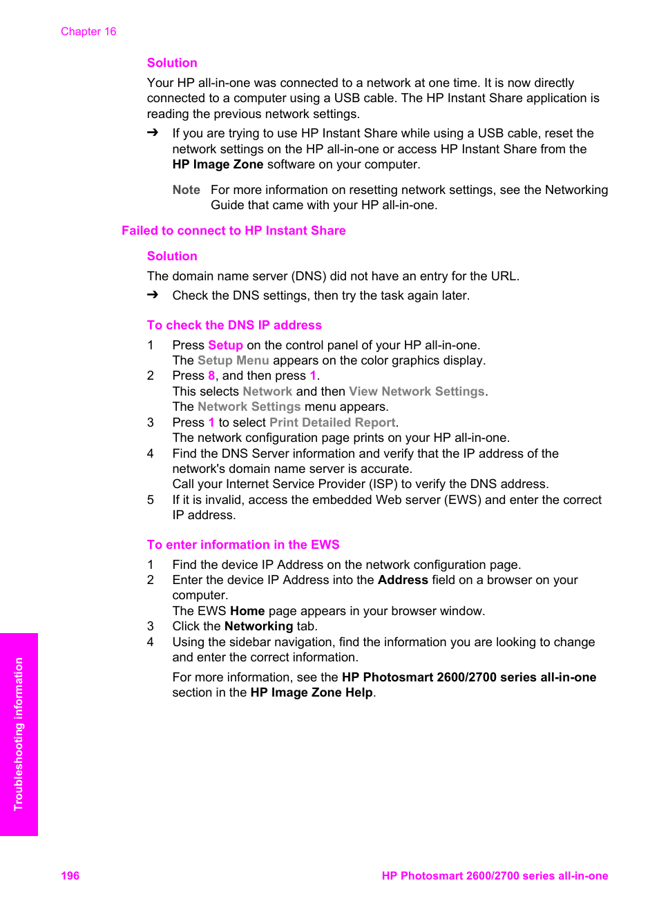 HP 2600/2700 User Manual | Page 199 / 241