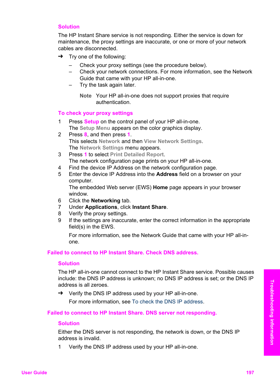 HP 2600/2700 User Manual | Page 200 / 241