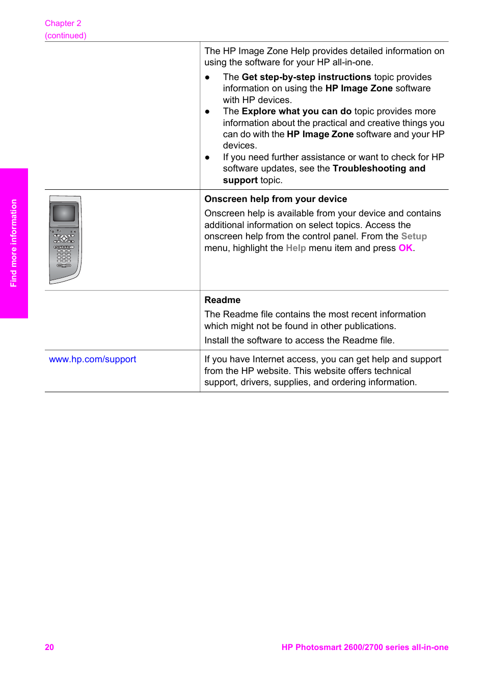 HP 2600/2700 User Manual | Page 23 / 241