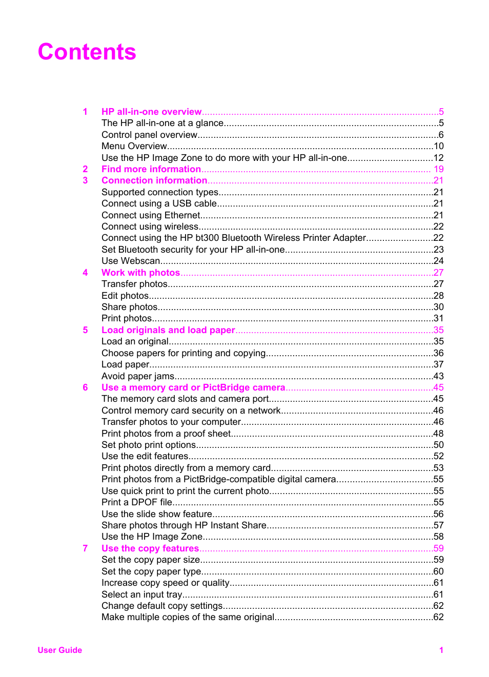 HP 2600/2700 User Manual | Page 4 / 241