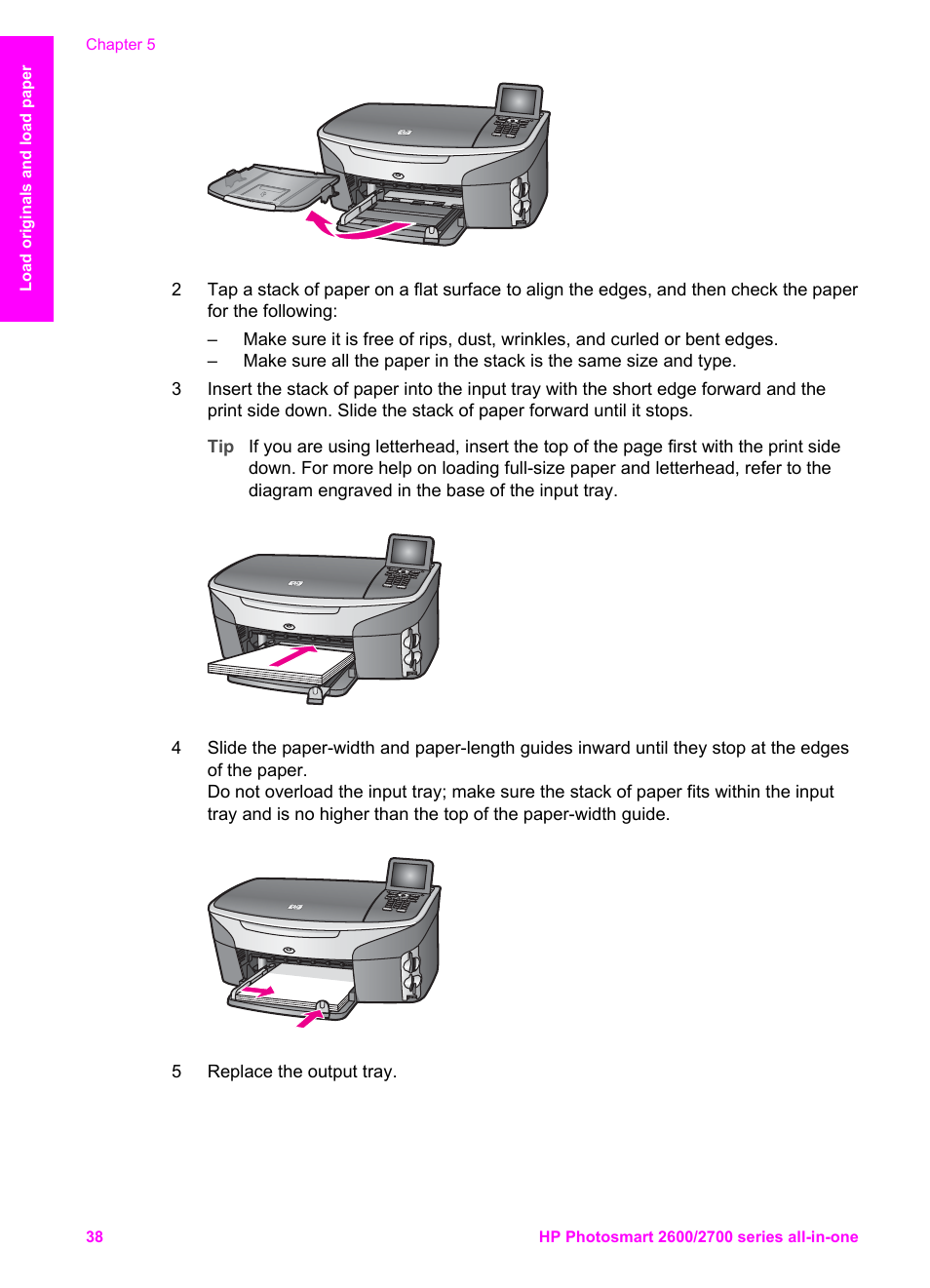 HP 2600/2700 User Manual | Page 41 / 241