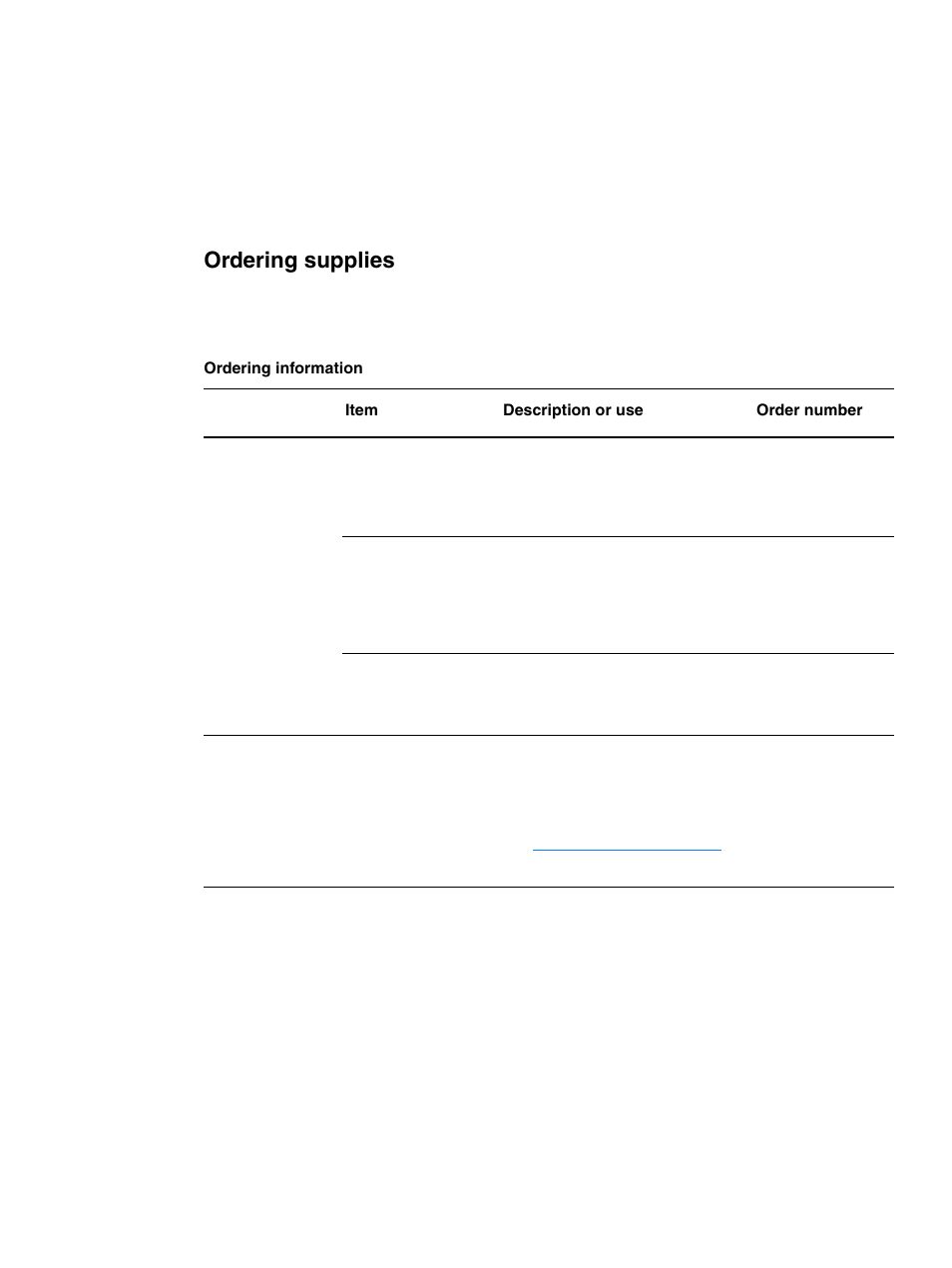 D ordering supplies, Ordering supplies, Appendix d ordering supplies | HP 1010 User Manual | Page 115 / 122