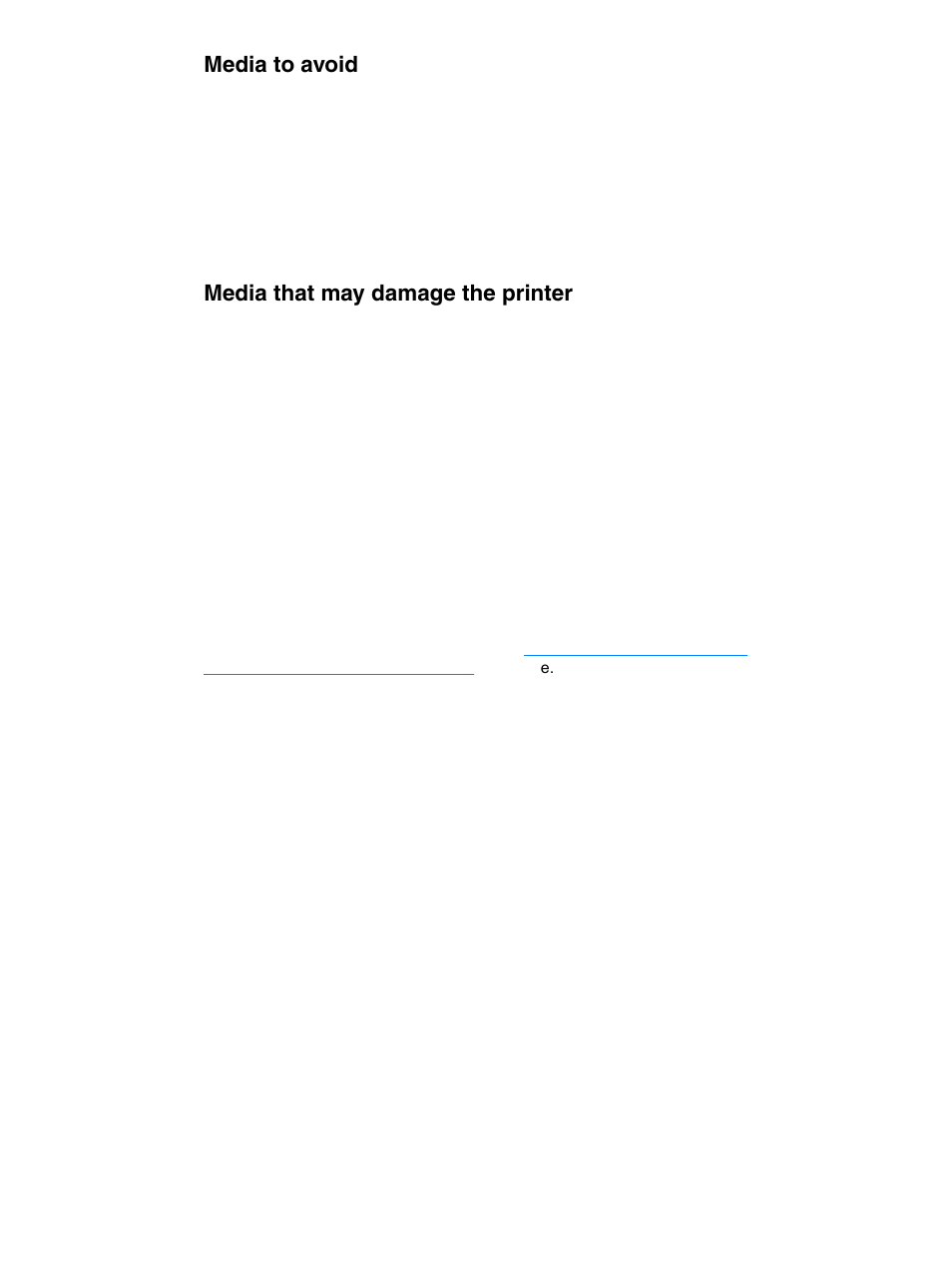 Media to avoid, Media that may damage the printer, Media to avoid media that may damage the printer | HP 1010 User Manual | Page 27 / 122