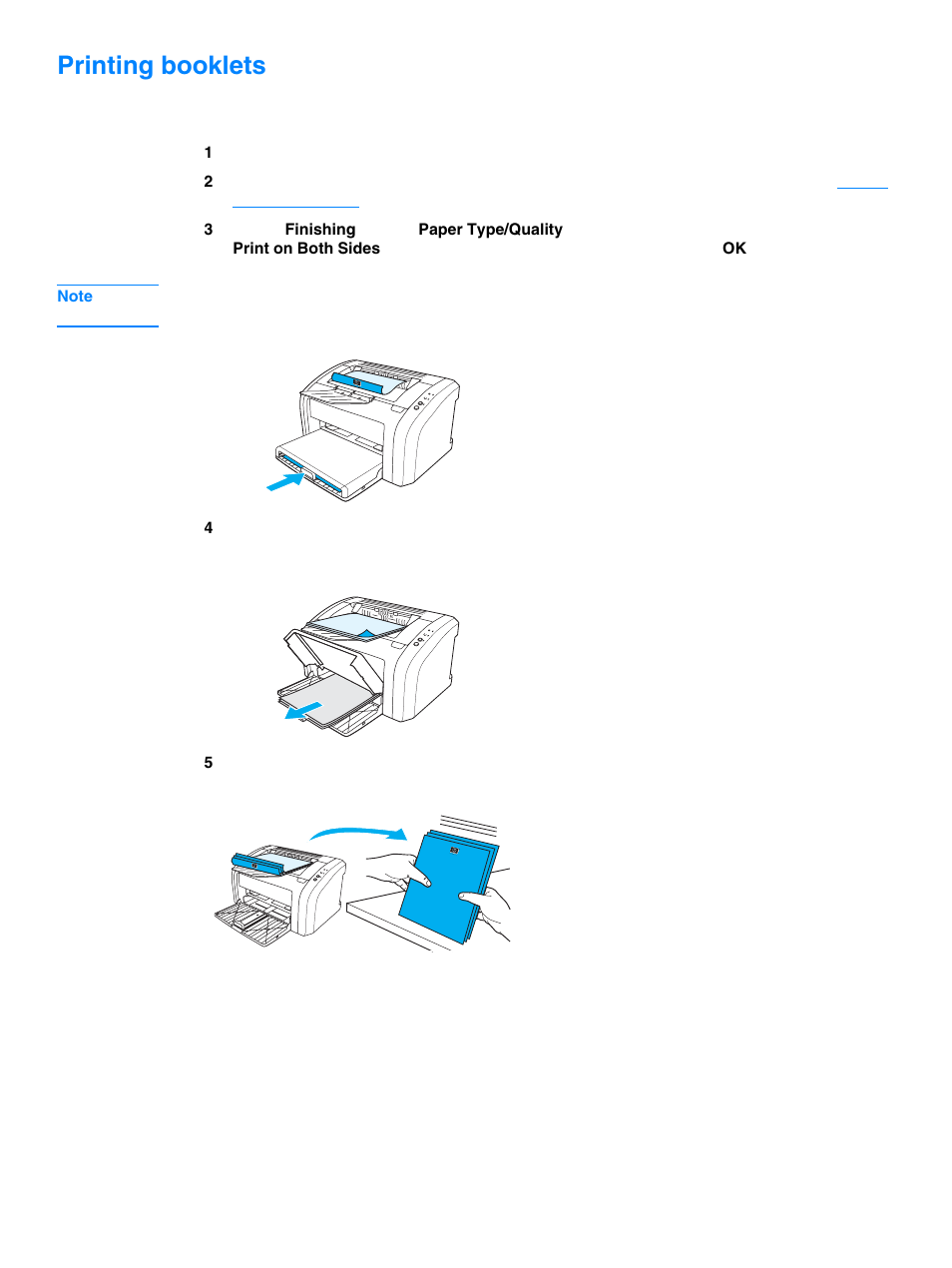 Printing booklets | HP 1010 User Manual | Page 42 / 122