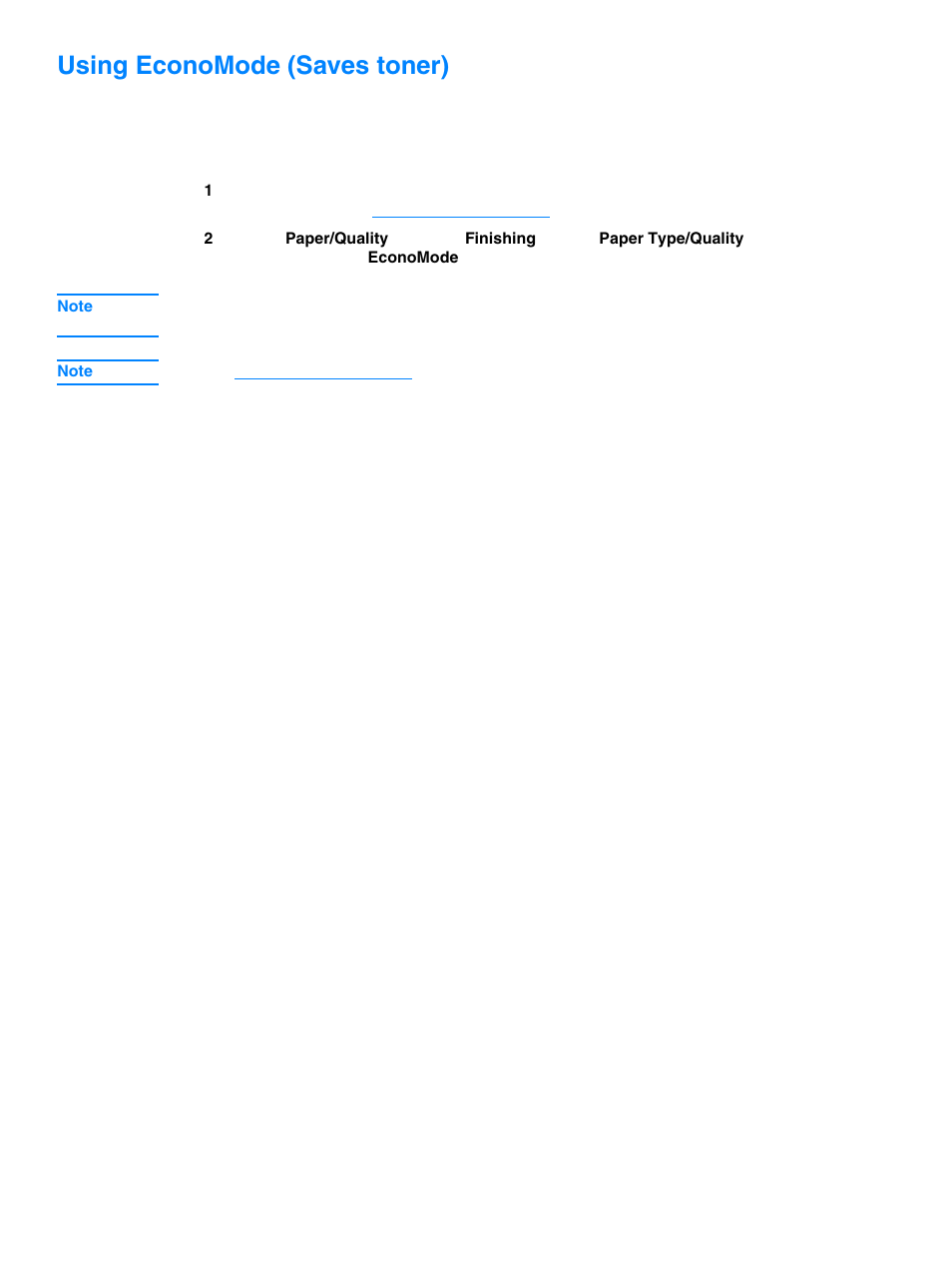 Using economode (saves toner) | HP 1010 User Manual | Page 46 / 122