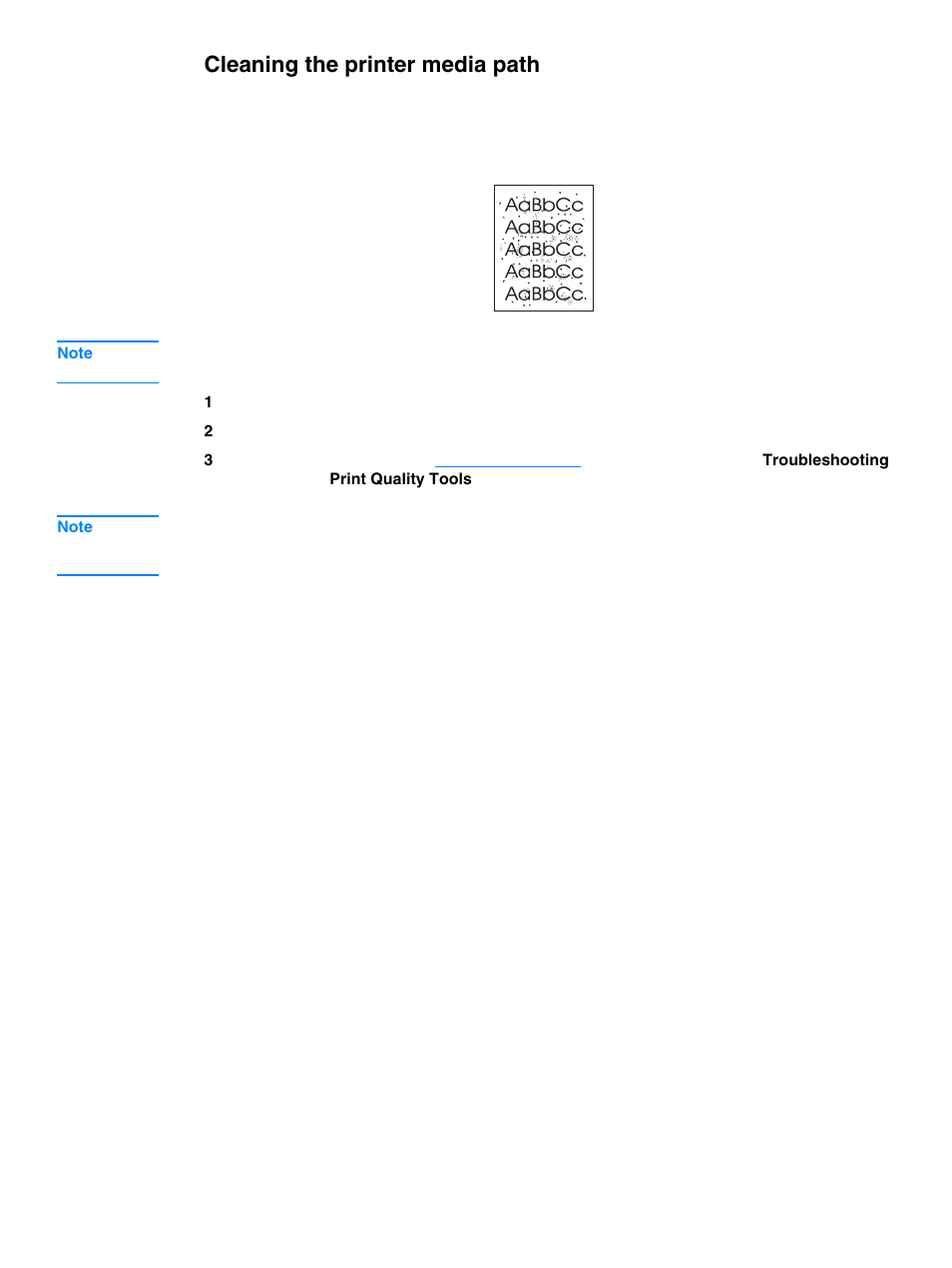 Cleaning the printer media path | HP 1010 User Manual | Page 56 / 122