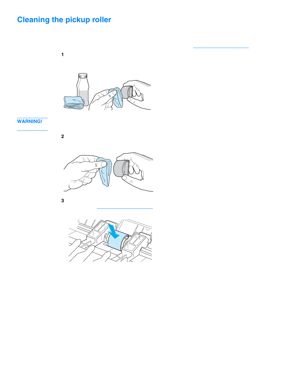 Cleaning the pickup roller | HP 1010 User Manual | Page 80 / 122