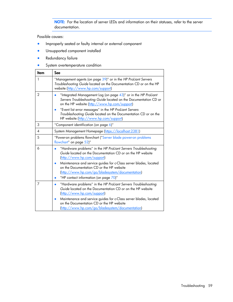 HP BL2X220C User Manual | Page 59 / 82