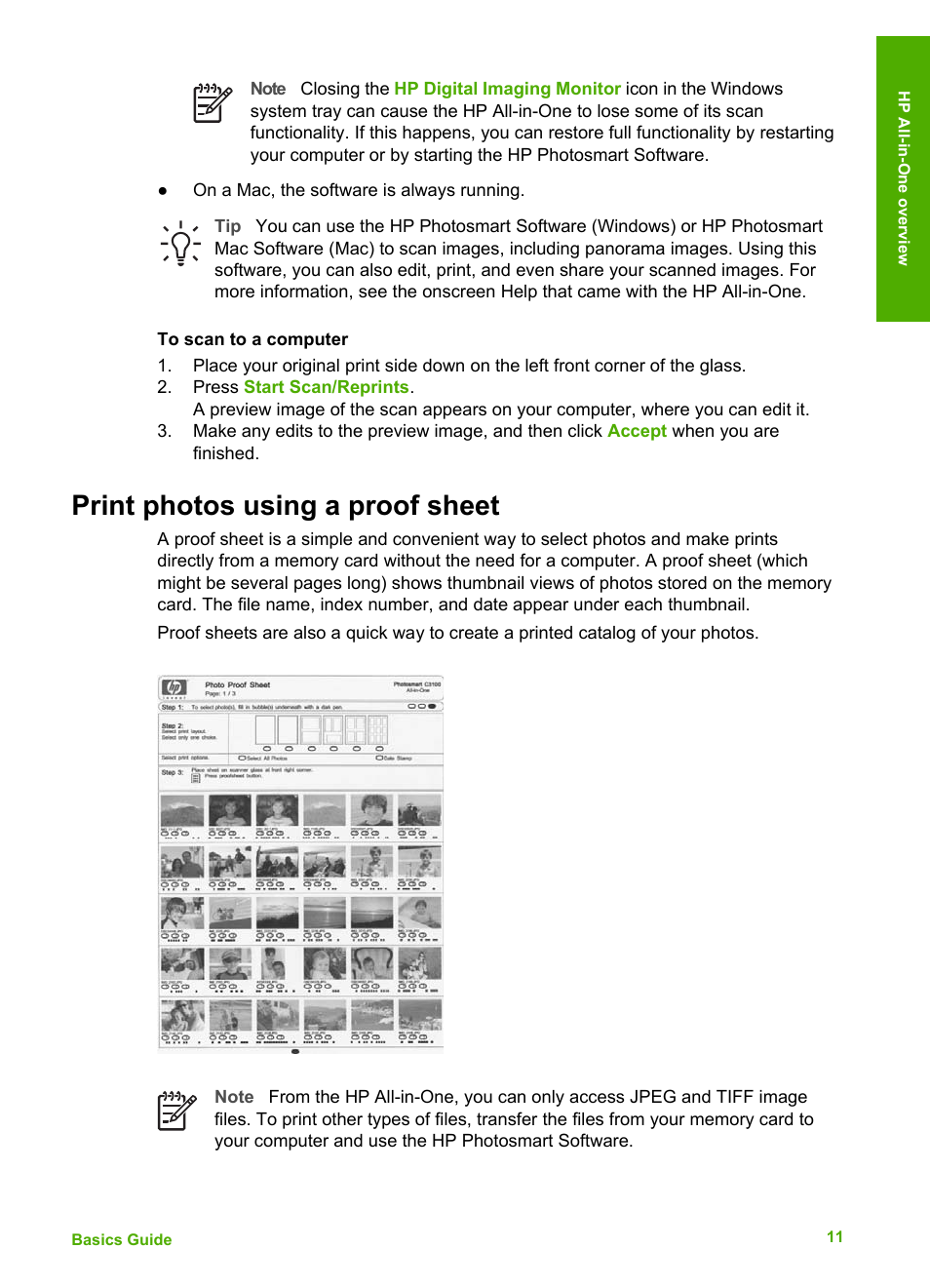 Print photos using a proof sheet | HP C4680 User Manual | Page 14 / 35